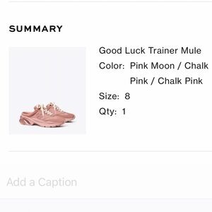 Tory Burch Good Luck Tainer Mule Shoes in pink